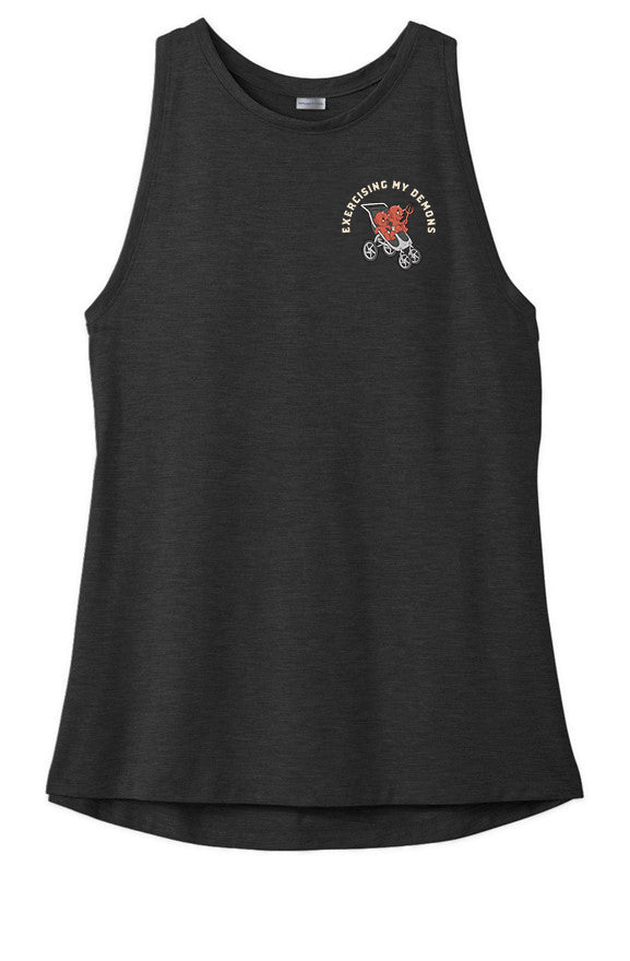 Exercising my Demons - Ladies Tri-Blend Wicking Ta