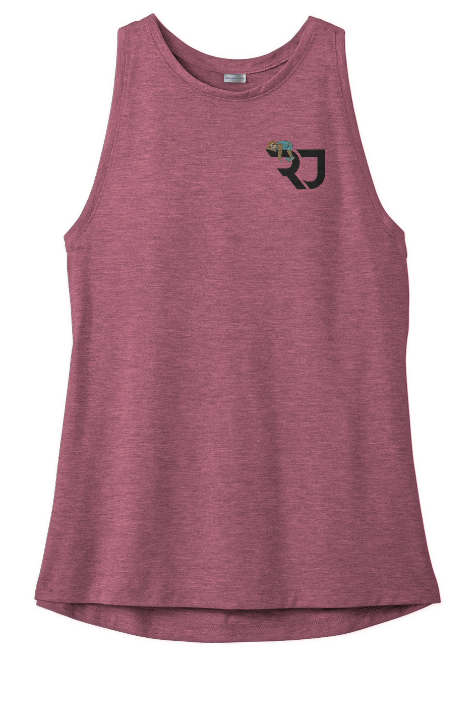 Running Joke (sloth) - Ladies Tri-Blend Wicking Tank